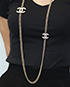 Chanel CC Pearl Quilted Long Necklace, other view