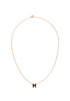 Hermes Mini Pop H Pendant Necklace, front view