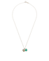 Tiffany & Co Mini Double Heart Necklace, front view