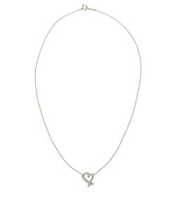 Tiffany Paloma Picasso Loving Heart Necklace, Sterling Silver, B/DB, 3*
