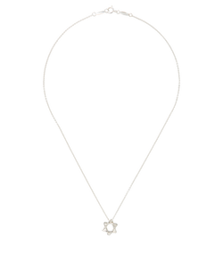Tiffany x Elsa Peretti Star Of David Necklace, Brass, Silver, DB/B, 3*