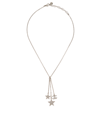 Chanel 11A Embellished Star & CC Necklace, &pound;750, Jewellery, Silver, Brass, Front view