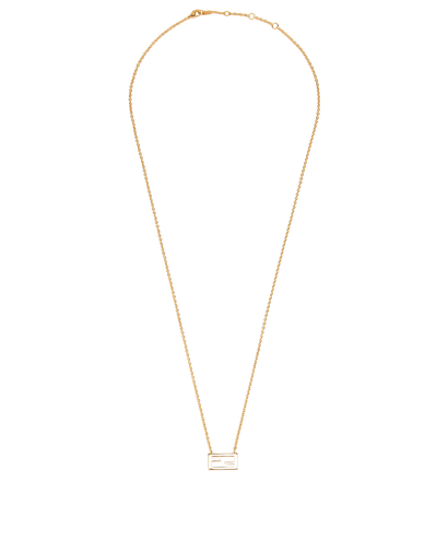 Fendi Baguette Necklace, &pound;175, Jewellery, Gold, Brass, Front view