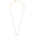 Fendi Baguette Necklace, &pound;175, Jewellery, Gold, Brass, Front view