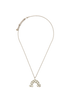 Gucci Ghost Rainbow Pendant Necklace, £150, Jewellery, Silver, Silver, Back view