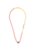 Fendi Logo Beads Necklace, front view