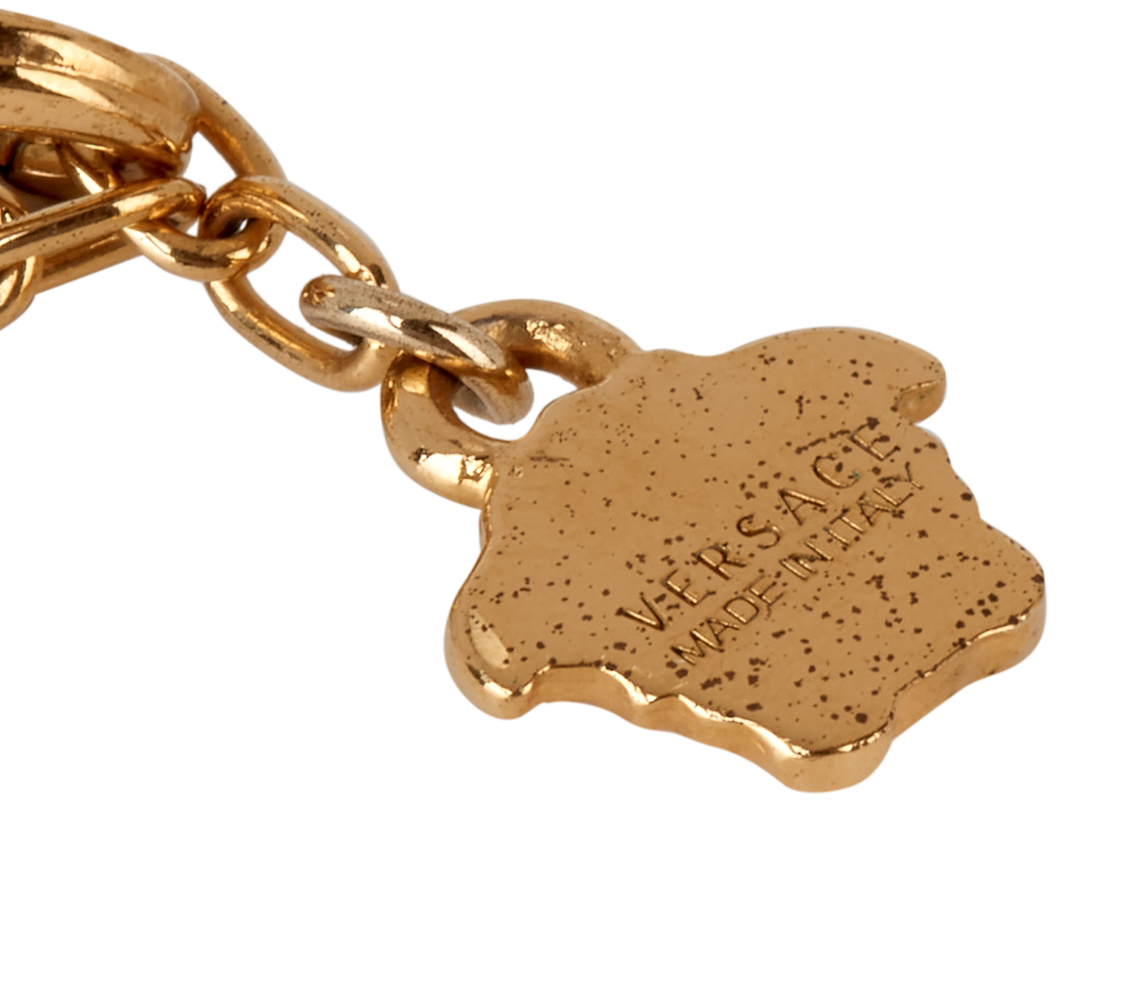 Versace Medusa Chain Necklace, &pound;220, Jewellery, Gold, Brass, Other view