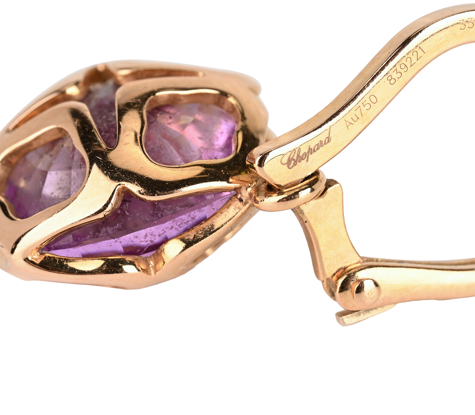 Chopard Imperiale Amethyst Necklace & Earrings Set, &pound;2,200, Jewellery, Rose Gold, Rose Gold, Other view