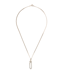 Tiffany Elongated Link Pendant, Sterling Silver, DB, 2*