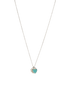 Tiffany & Co RTT Mini Double Heart Tag Pendant, £195, Jewellery, Blue/Silver, Silver, Other view