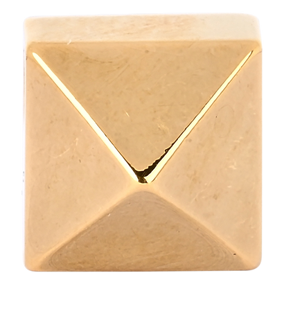 Valentino Single Stud Pendant, £60, Jewellery, Gold, Brass, Front view