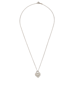 Tiffany & Co RTT Heart Tag Pendant, Silver 925, DB/B, 2*