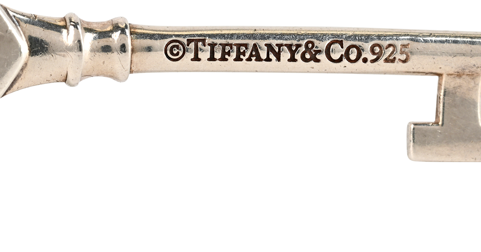 Tiffany & Co RTT Heart Key Pendant, &pound;140, Jewellery, Silver, Silver, Other view