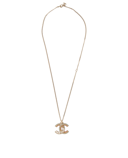 Chanel Rainbow CC Pendant Necklace, £550, Jewellery, Gold, Brass, Front view