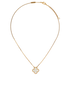 Van Cleef & Arpels Vintage Alhambra Necklace, &pound;2,200, Jewellery, Gold/White, Mother of Pearl/Yellow Gold, Front view