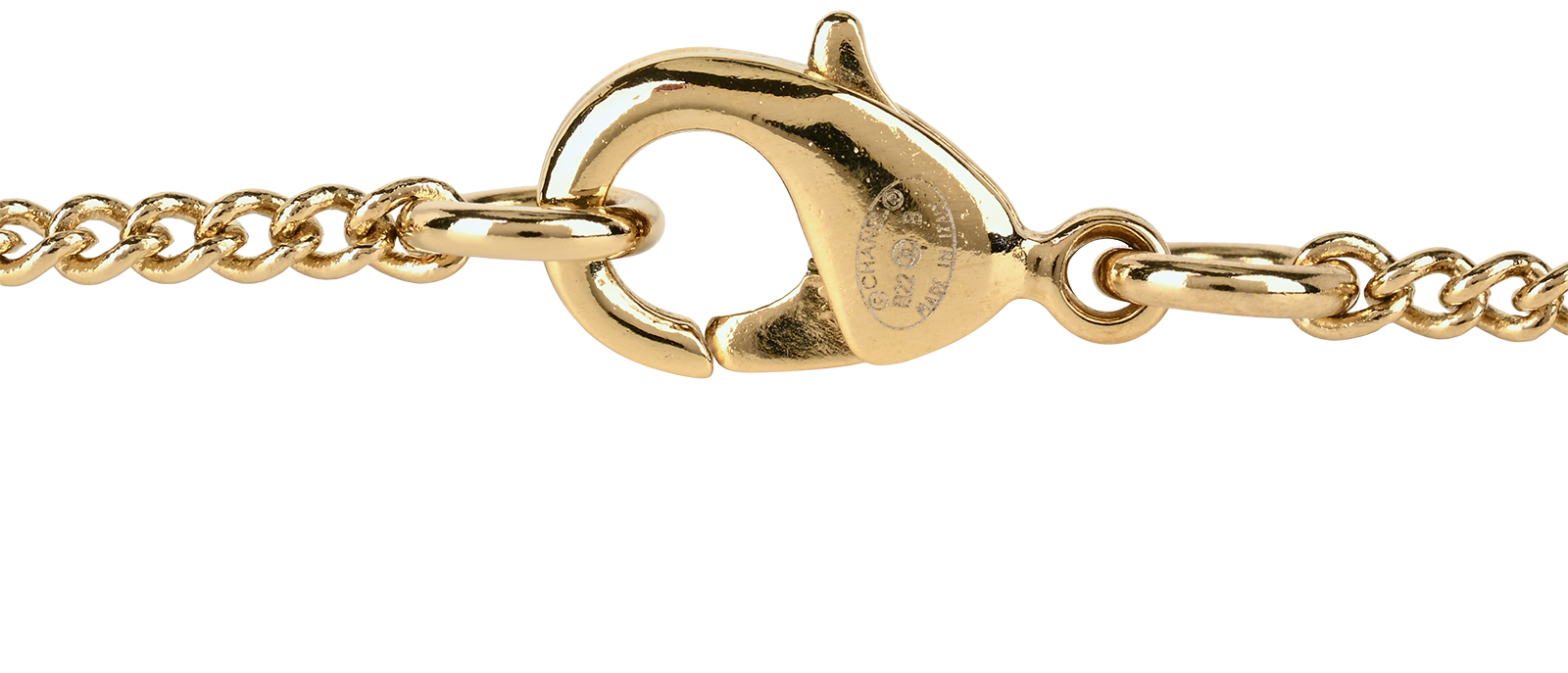 Chanel I Love CC Necklace, &pound;695, Jewellery, Gold/Pearl/Pink, Brass, Other view