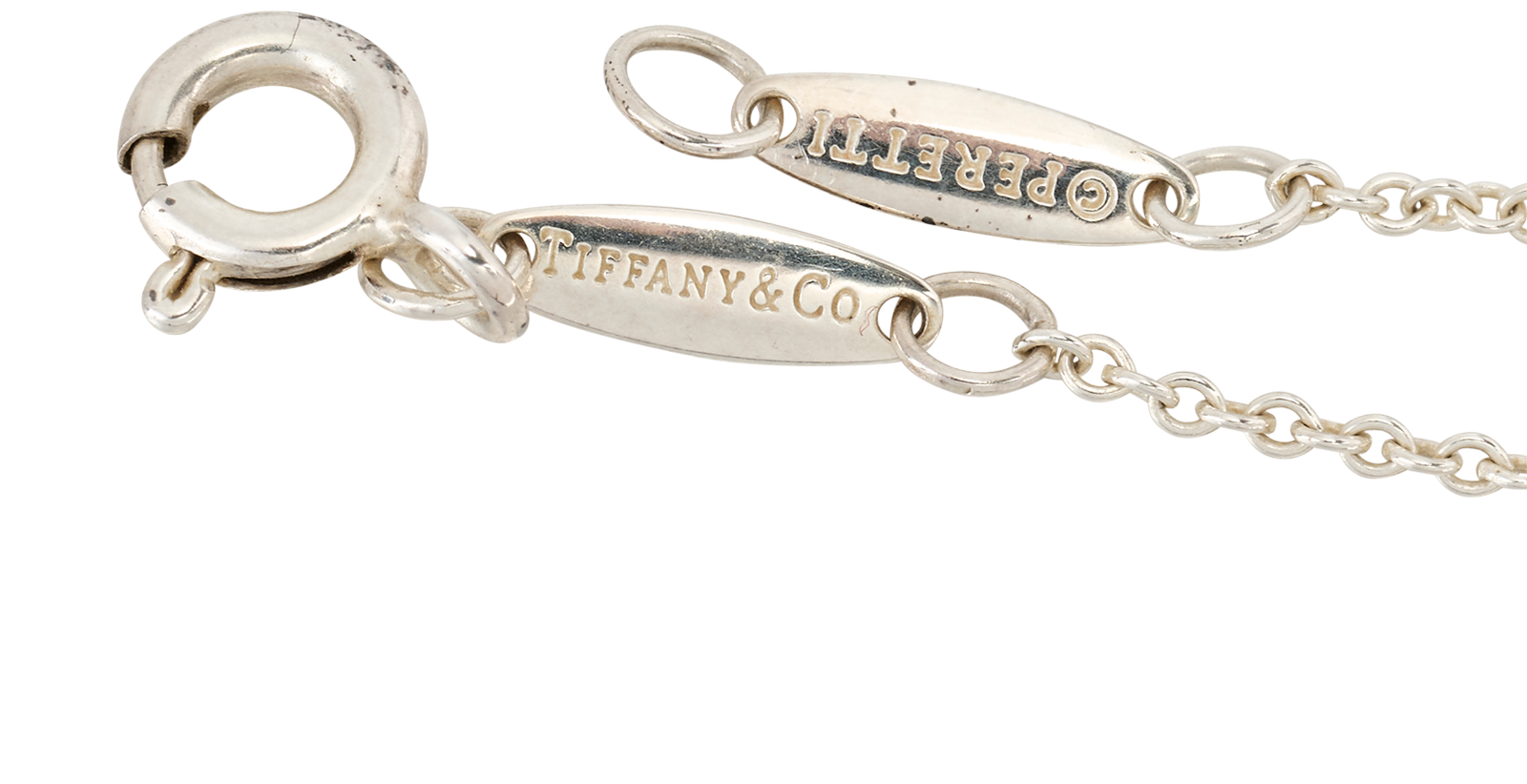 Tiffany & Co Elsa Peretti Cross Necklace, &pound;180, Jewellery, Silver, Silver, Other view