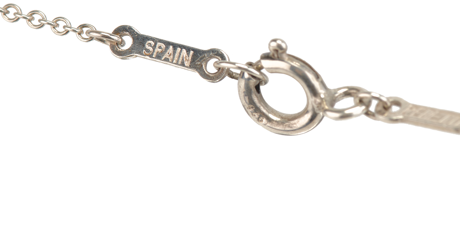 Tiffany & Co Elsa Peretti Small Open Heart Necklace, &pound;230, Jewellery, Silver, Silver, Other view