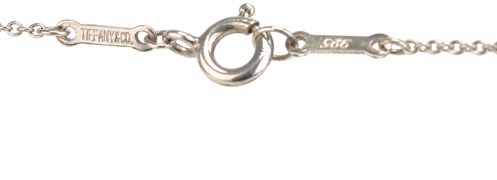 Tiffany & Co Elsa Peretti Small Open Heart Necklace, &pound;230, Jewellery, Silver, Silver, Other view