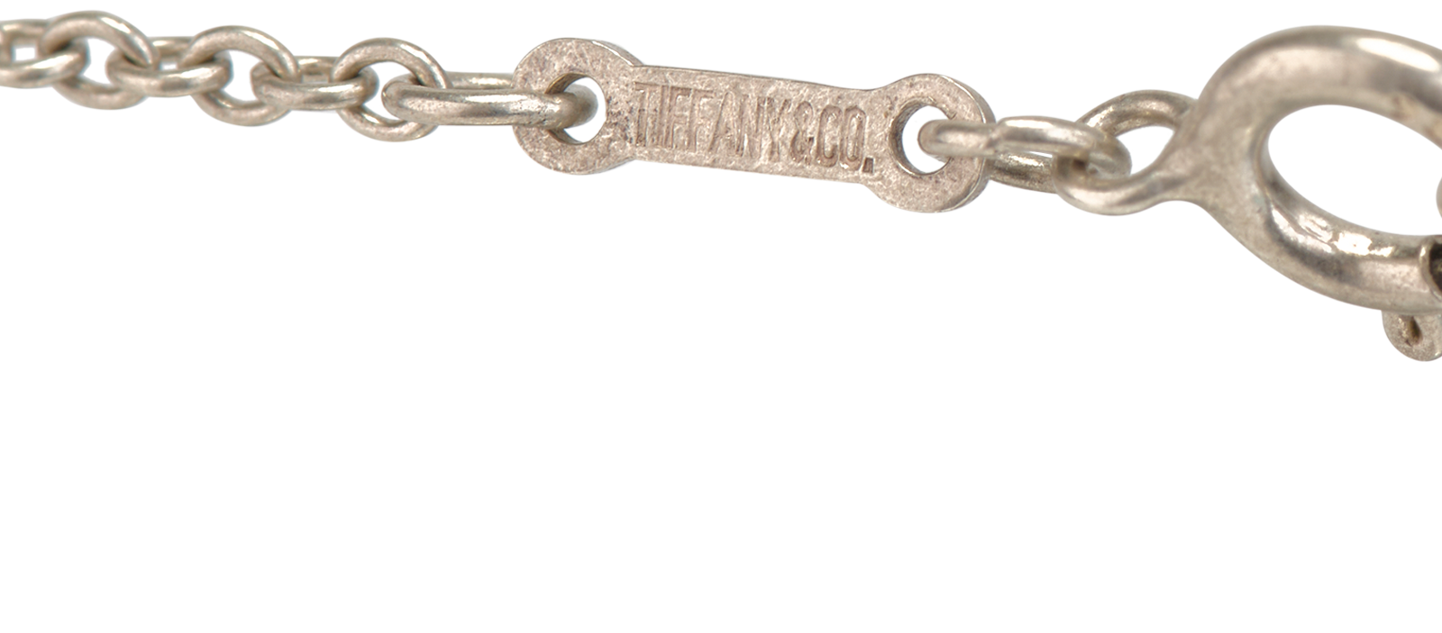 Tiffany & Co Elsa Peretti Large Open Heart Necklace, &pound;190, Jewellery, Silver, Silver, Other view