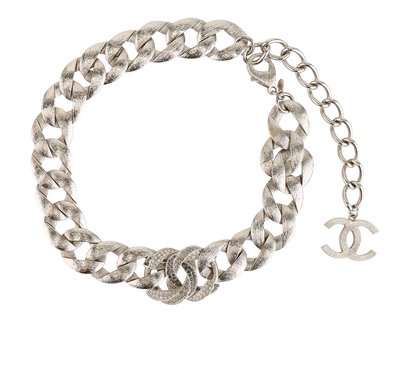 Chanel B16C Choker, &pound;650, Jewellery, Silver, Brass, Front view