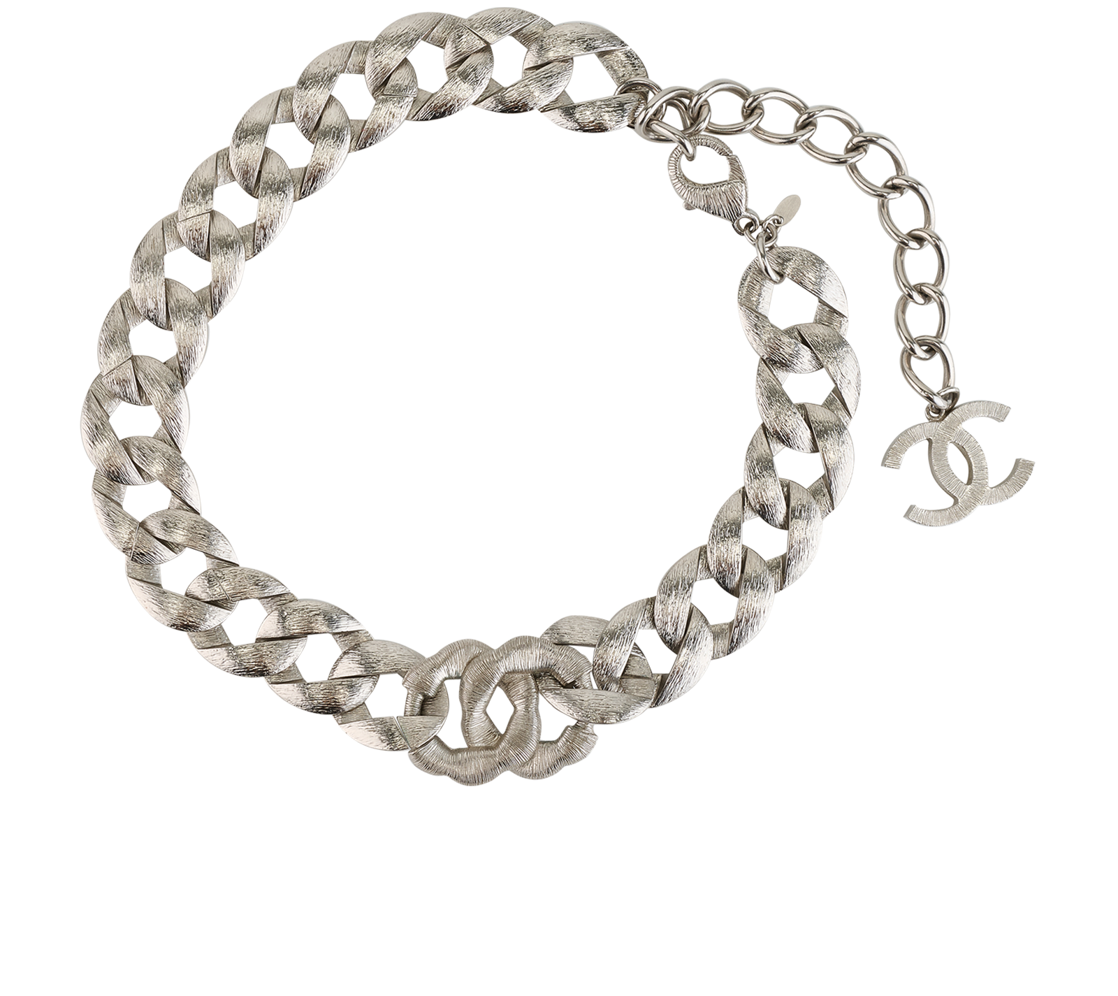 Chanel B16C Choker, &pound;650, Jewellery, Silver, Brass, Back view