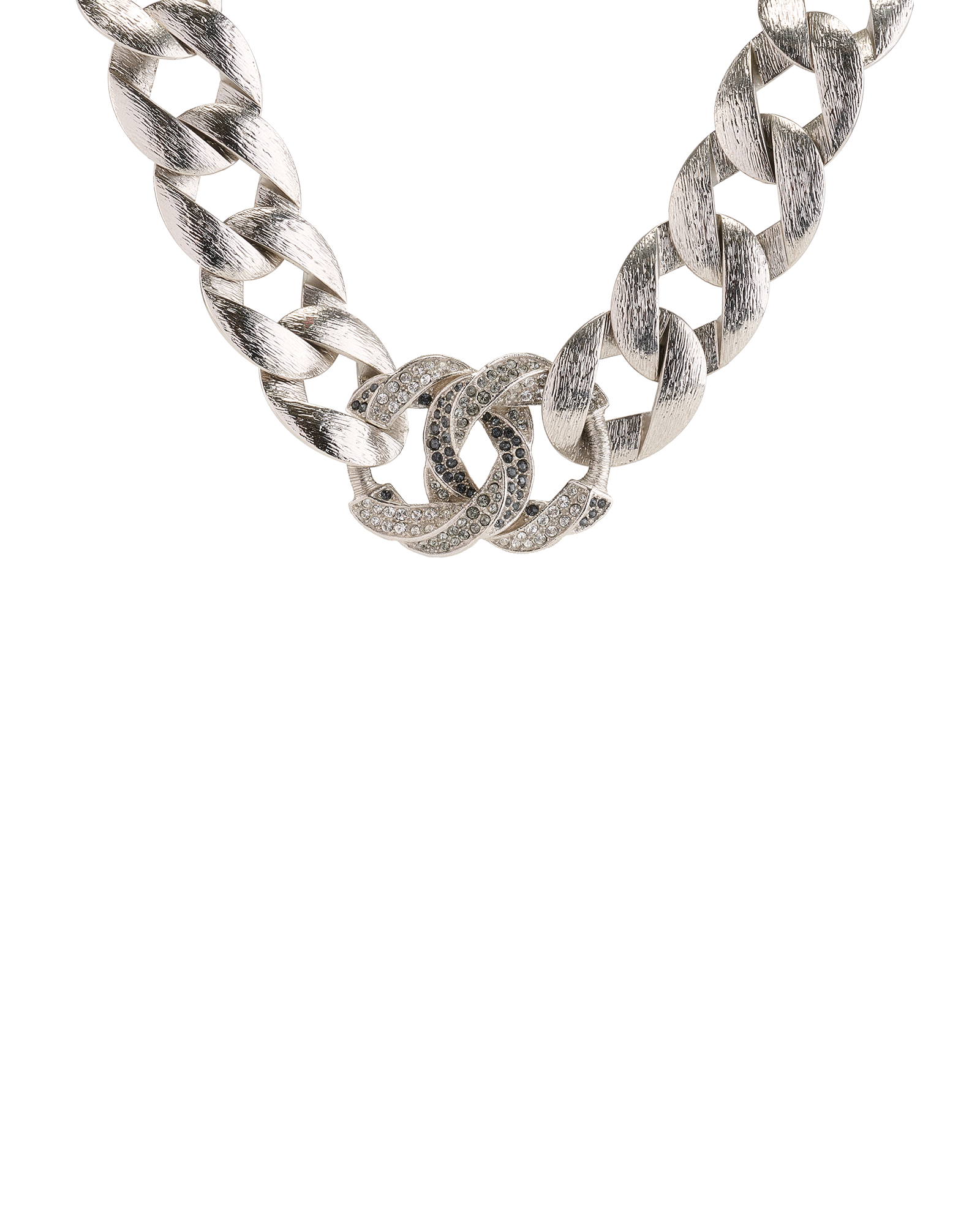 Chanel B16C Choker, &pound;650, Jewellery, Silver, Brass, Other view