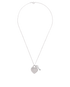 Tiffany & Co RTT Heart Tag With Key Pendant, &pound;175, Jewellery, Silver, Silver, Back view