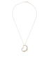 Tiffany Elsa Peretti Medium Open Heart Necklace, &pound;150, Jewellery, Silver, Sterling Silver, Back view