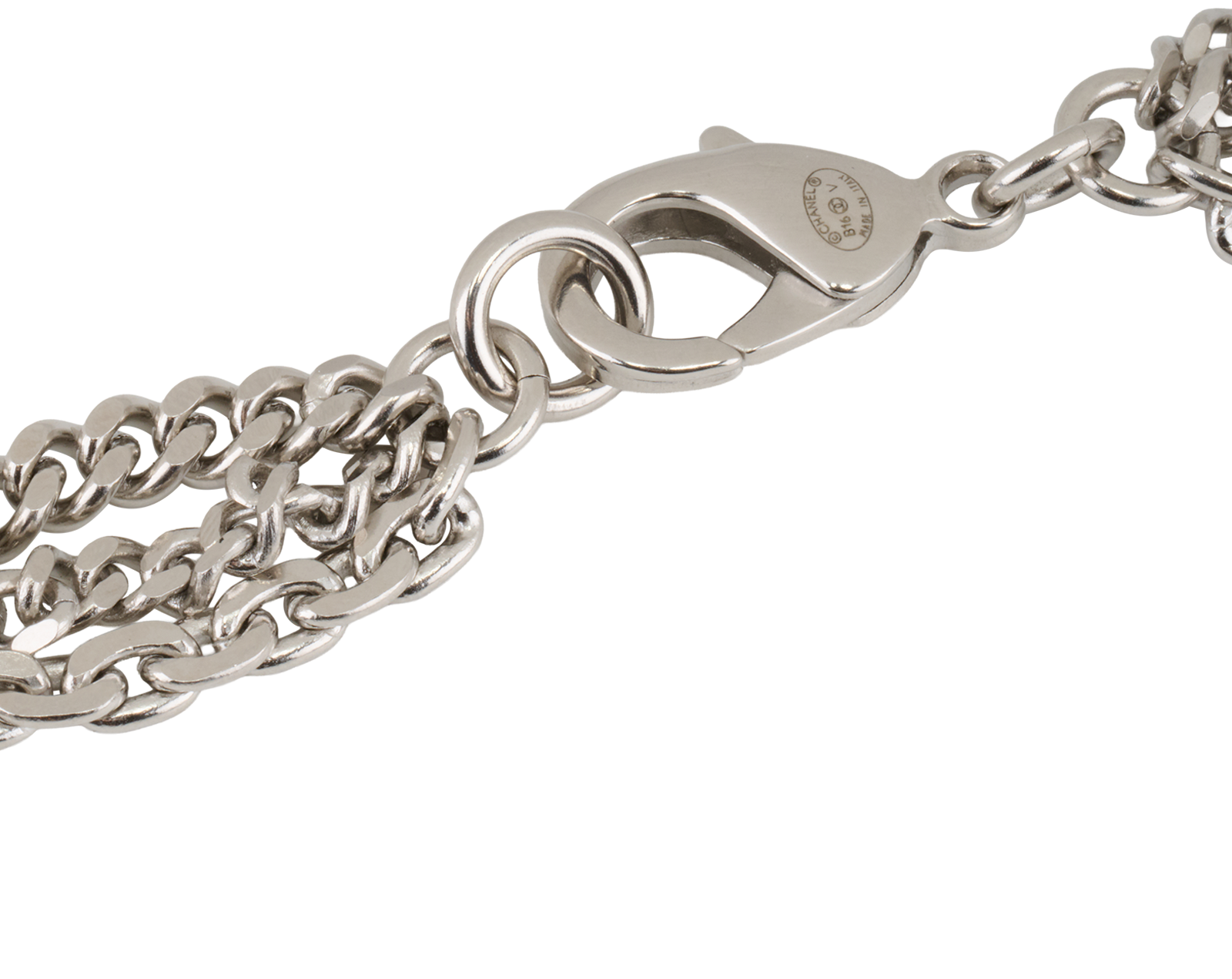 Chanel B16V Long Necklace, &pound;1,200, Jewellery, Silver, Brass, Other view