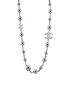 Chanel B19V CC Crystal Necklace, &pound;950, Jewellery, Grey/Silver, Brass/Faux Pearl, Other view