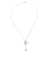 Tiffany Key Necklace, &pound;220, Jewellery, Silver, Sterling Silver, Front view