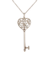 Tiffany Key Necklace, &pound;220, Jewellery, Silver, Sterling Silver, Other view
