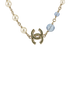 Chanel B13C CC Long Pearl Necklace, &pound;750, Jewellery, Blue/Gold, Brass, Other view