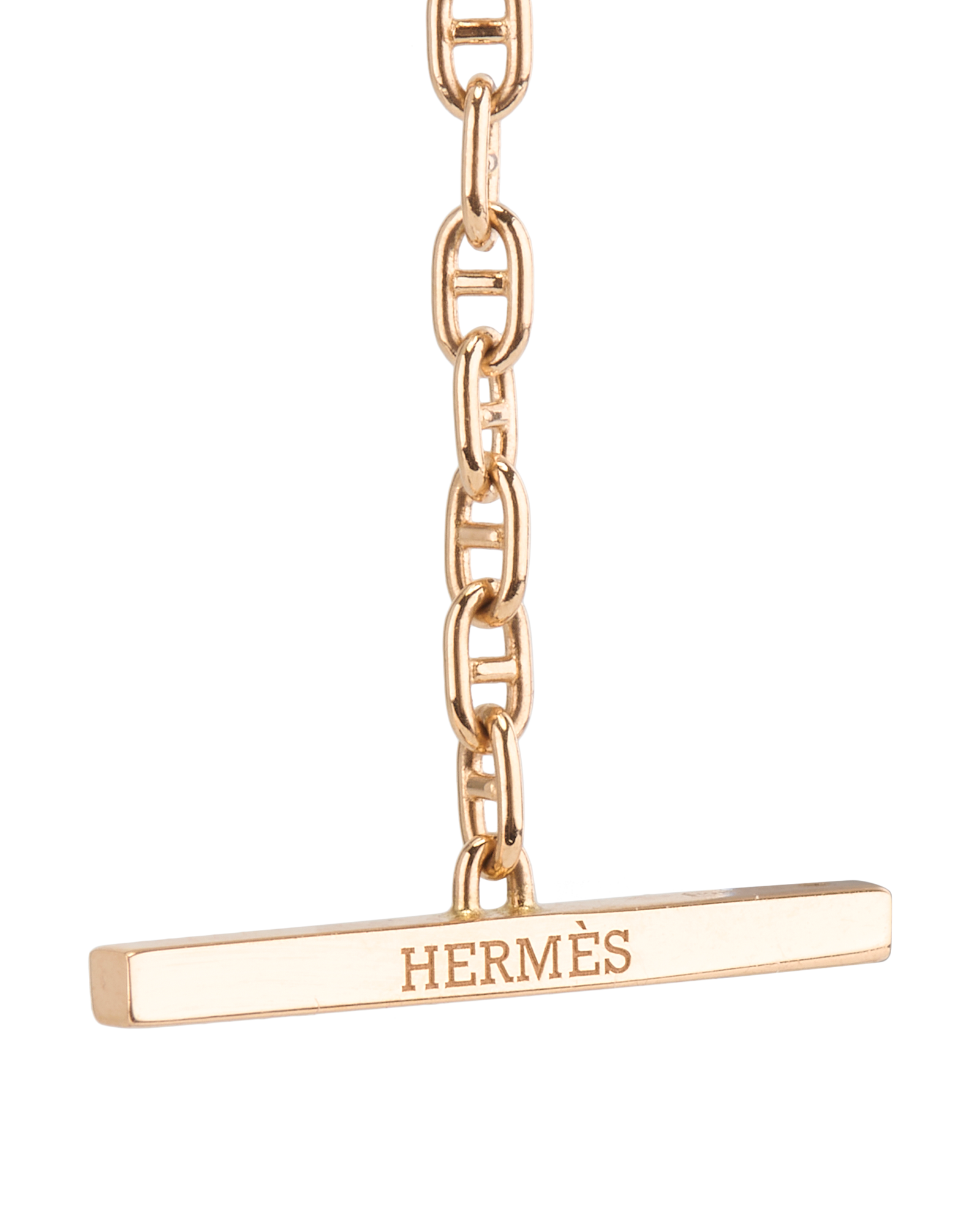 Hermes Chaine Dancre Contour Pendant, &pound;3,500, Jewellery, Rose Gold, Rose Gold, Other view
