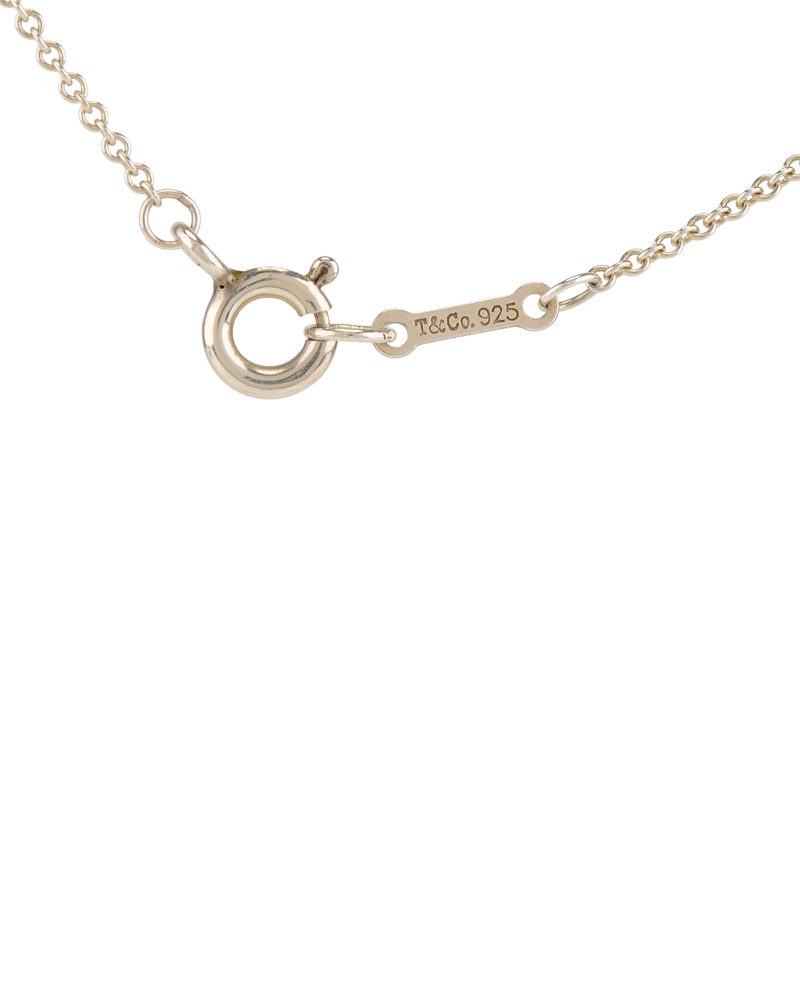 Tiffany & Co Paloma Picasso Mini Heart Necklace, &pound;130, Jewellery, Silver, Silver, Other view