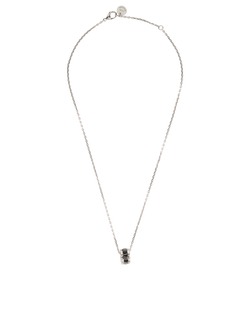 Chanel Ultra Necklace, 18kWhiteGold/Ceramic, Black, B, 3*