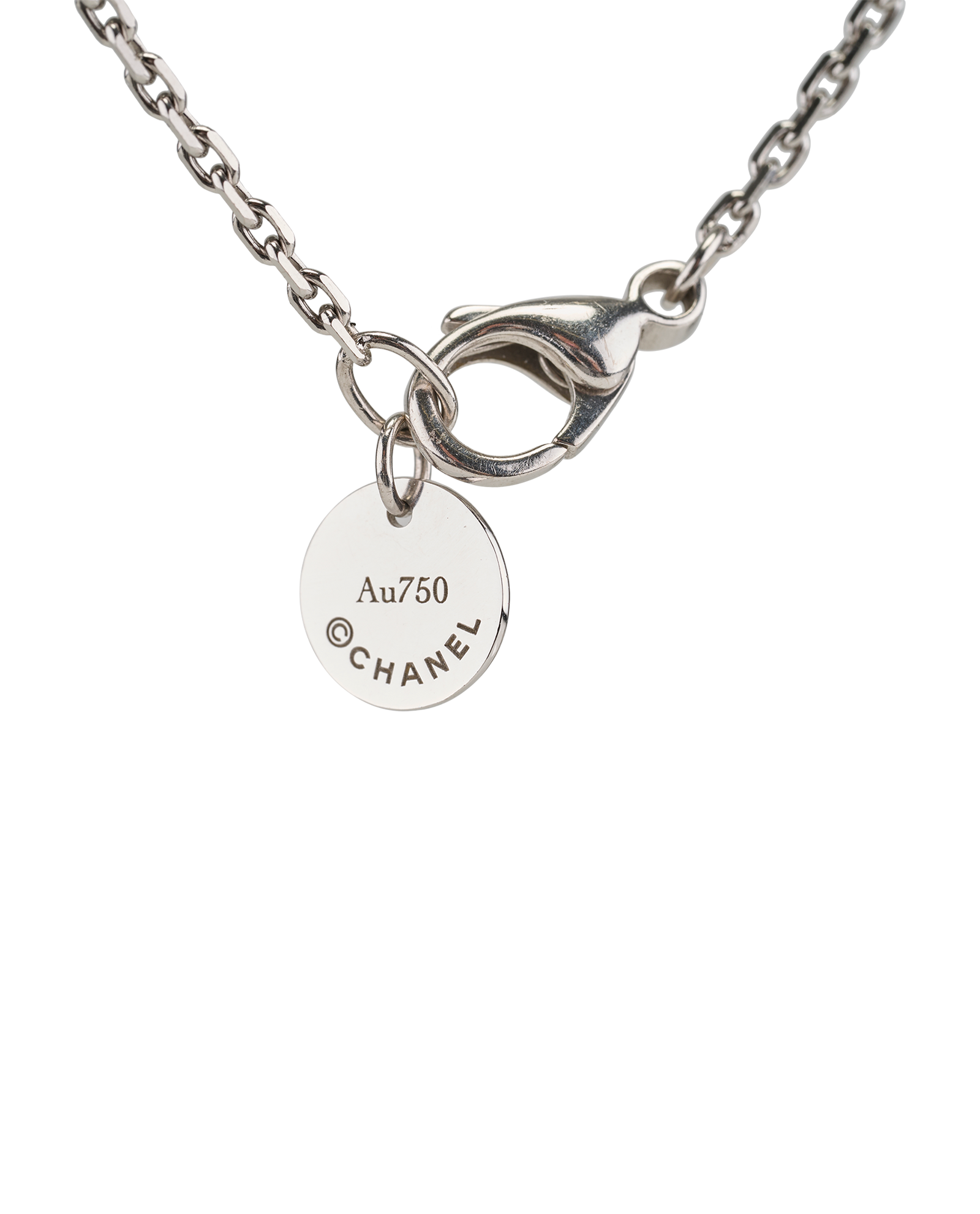 Chanel Ultra Necklace, &pound;1,800, Jewellery, Black/Silver, Enamel Coated Ceramic/White Gold, Other view