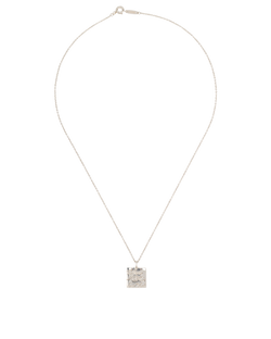 Tiffany & Co Square Notes Pendant, Silver 925, DB/B, 3*