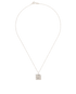 Tiffany & Co Square Notes Pendant, &pound;210, Jewellery, Silver, Silver, Front view