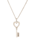 Tiffany & Co Heart Key Pendant, &pound;160, Jewellery, Silver, Silver, Other view