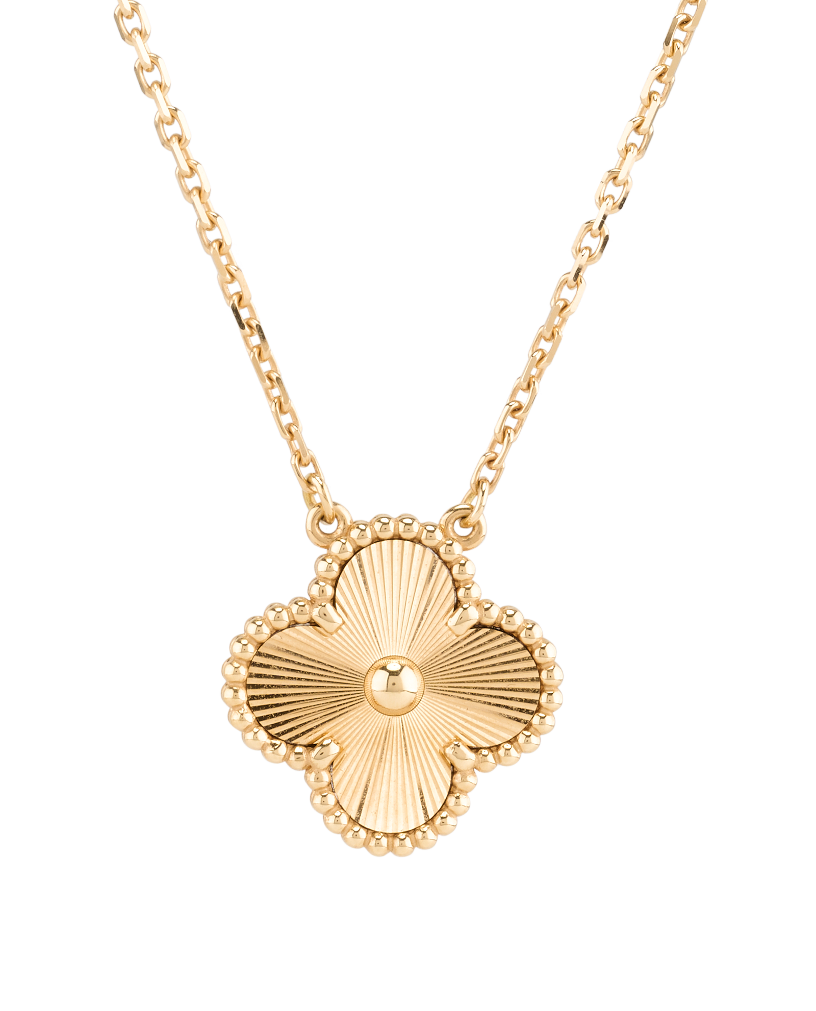 Van Cleef & Arpels Vintage Alhambra Necklace, &pound;2,900, Jewellery, Gold, Yellow Gold, Other view