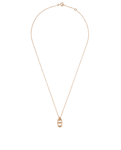 Hermes Small Farandole Pendant Necklace, &pound;950, Jewellery, Rose Gold, Rose Gold, Front view