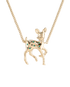 Chanel G26C Embellished Bambi Necklace, &pound;550, Jewellery, Gold, Pearl/Yellow Gold, Other view