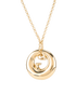 Gucci GG Blondie Pendant Necklace, &pound;280, Jewellery, Gold, Brass, Other view