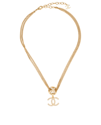 Chanel L23P CC Choker, &pound;720, Jewellery, Gold, Brass, Front view