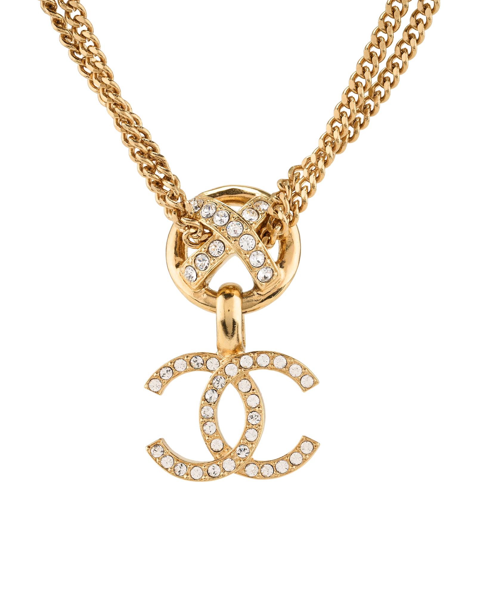 Chanel L23P CC Choker, &pound;720, Jewellery, Gold, Brass, Other view