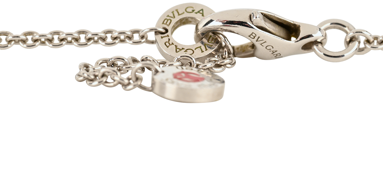 Bulgari Save The Children Necklace, &pound;350, Jewellery, Black/Silver, Sterling Silver, Other view