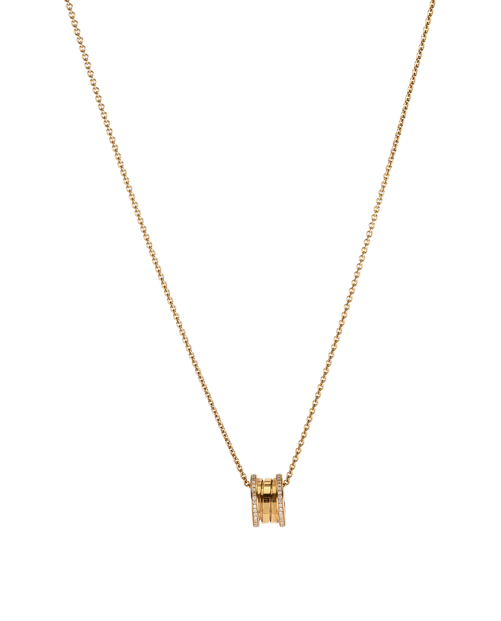 Bvlgari B.zero1 Necklace, &pound;4,500, Jewellery, Gold, Yellow Gold, Other view