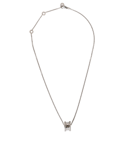 Bulgari B.zero1 Necklace, 18K White Gold/Diamonds, 2*